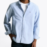 TOMMY HILFIGER [Official Headquarters] [Asian Regular Fit] Heritage Oxford Shirt (T12F0WSH02CMT20GY)