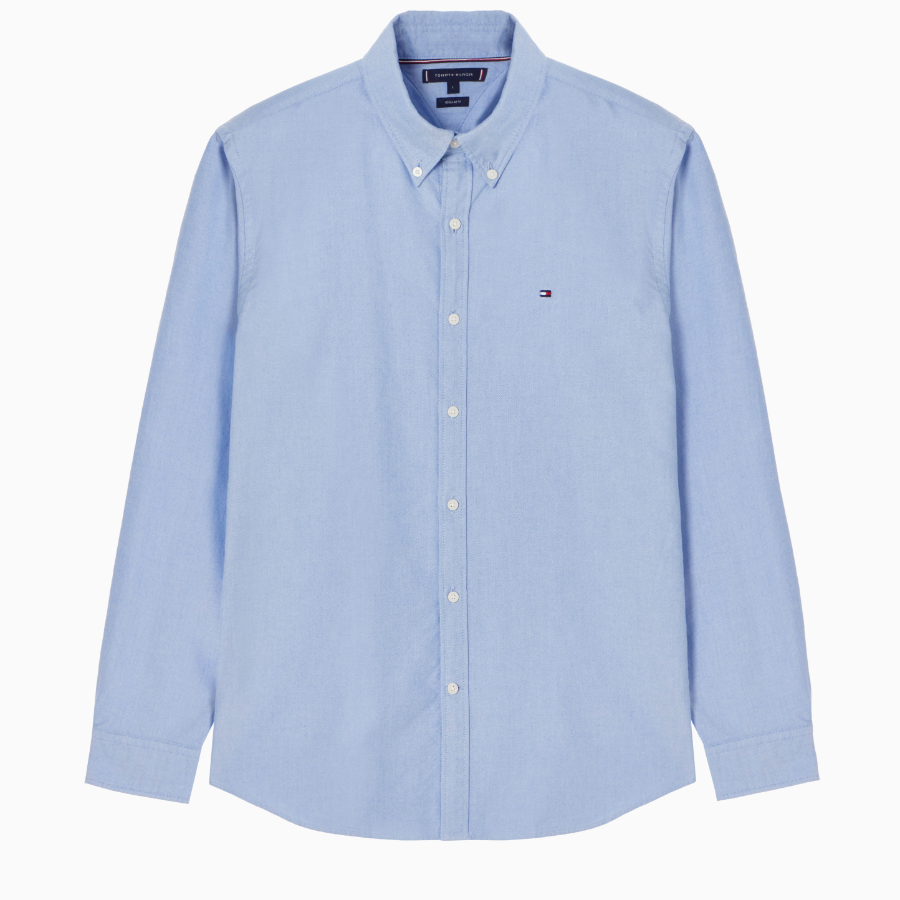 TOMMY HILFIGER [Official Headquarters] [Asian Regular Fit] Heritage Oxford Shirt (T12F0WSH02CMT20GY)