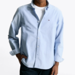 TOMMY HILFIGER [Official Headquarters] [Asian Regular Fit] Heritage Oxford Shirt (T12F0WSH02CMT20GY)