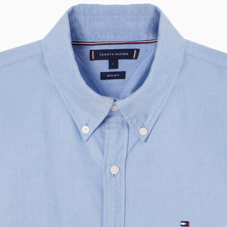 TOMMY HILFIGER [Official Headquarters] [Asian Regular Fit] Heritage Oxford Shirt (T12F0WSH02CMT20GY)