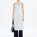 8 seconds Sheer Dress — White