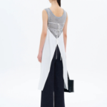 8 seconds Sheer Dress — White