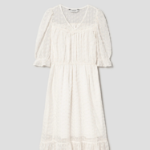 8 seconds Lace Long Dress — Ivory