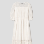 8 seconds Lace Long Dress — Ivory