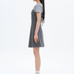 8 seconds Grey Mini Dress — Ash