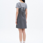 8 seconds Grey Mini Dress — Ash