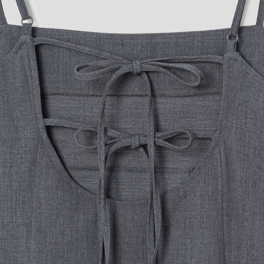 8 seconds Grey Mini Dress — Ash