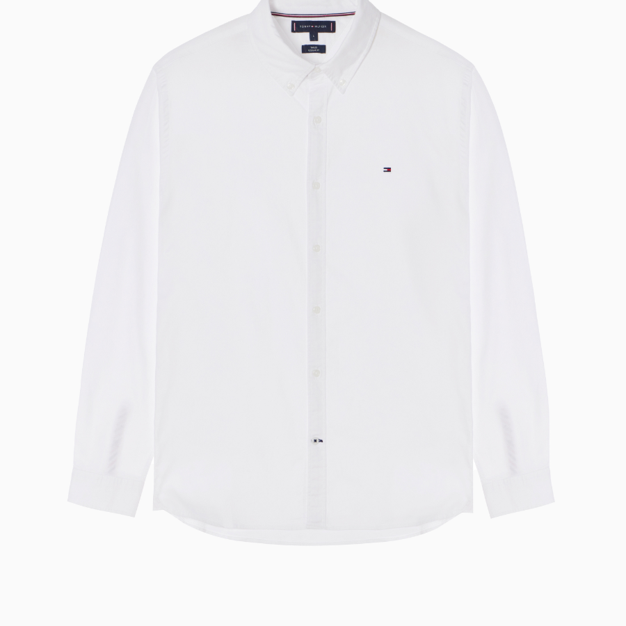 TOMMY HILFIGER [Official Headquarters] [Asian Regular Fit] Flex Oxford Shirt (T12F0WSH130MT2YBR)