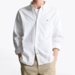 TOMMY HILFIGER [Official Headquarters] [Asian Regular Fit] Flex Oxford Shirt (T12F0WSH130MT2YBR)