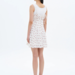 8 seconds Print Dress — Ivory