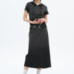 8 seconds Hooded Jersey Dress — Dark Grey