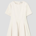 8 seconds Flare Mini Dress — Beige