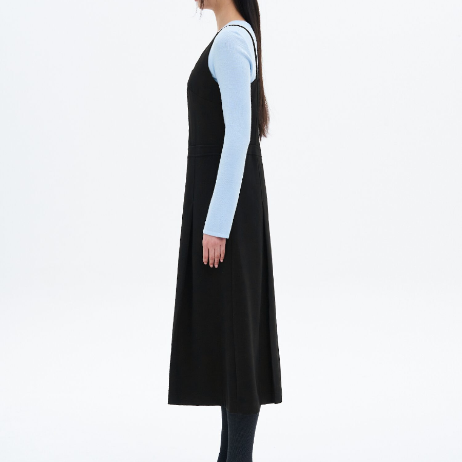 8 seconds Sleeveless Dress — Black