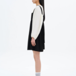 8 seconds Black Mini Dress — Black