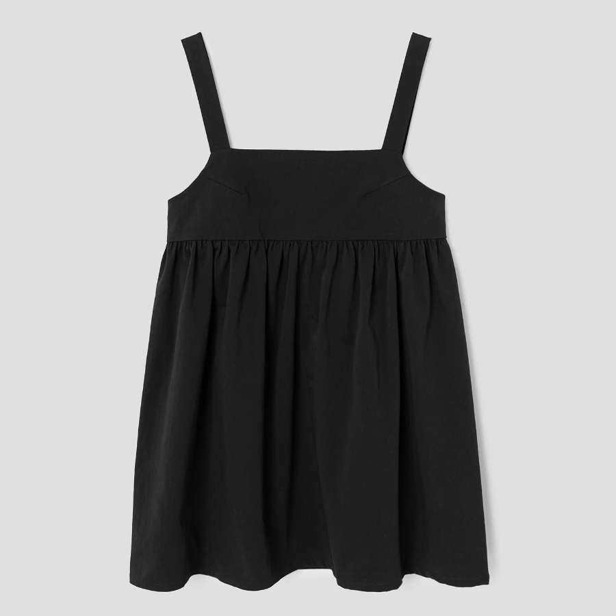 8 seconds Black Mini Dress — Black