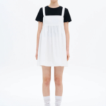 8 seconds Back Ribbon Mini Dress — White