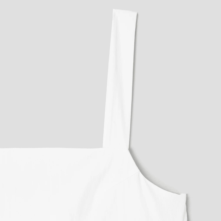 8 seconds Back Ribbon Mini Dress — White