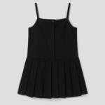 8 seconds Pleats Mini Dress — Black
