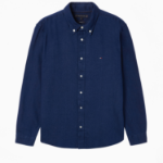 TOMMY HILFIGER [Official Headquarters] [Regular Fit] Chambray Shirt (T12F0WSH400MT10G0)