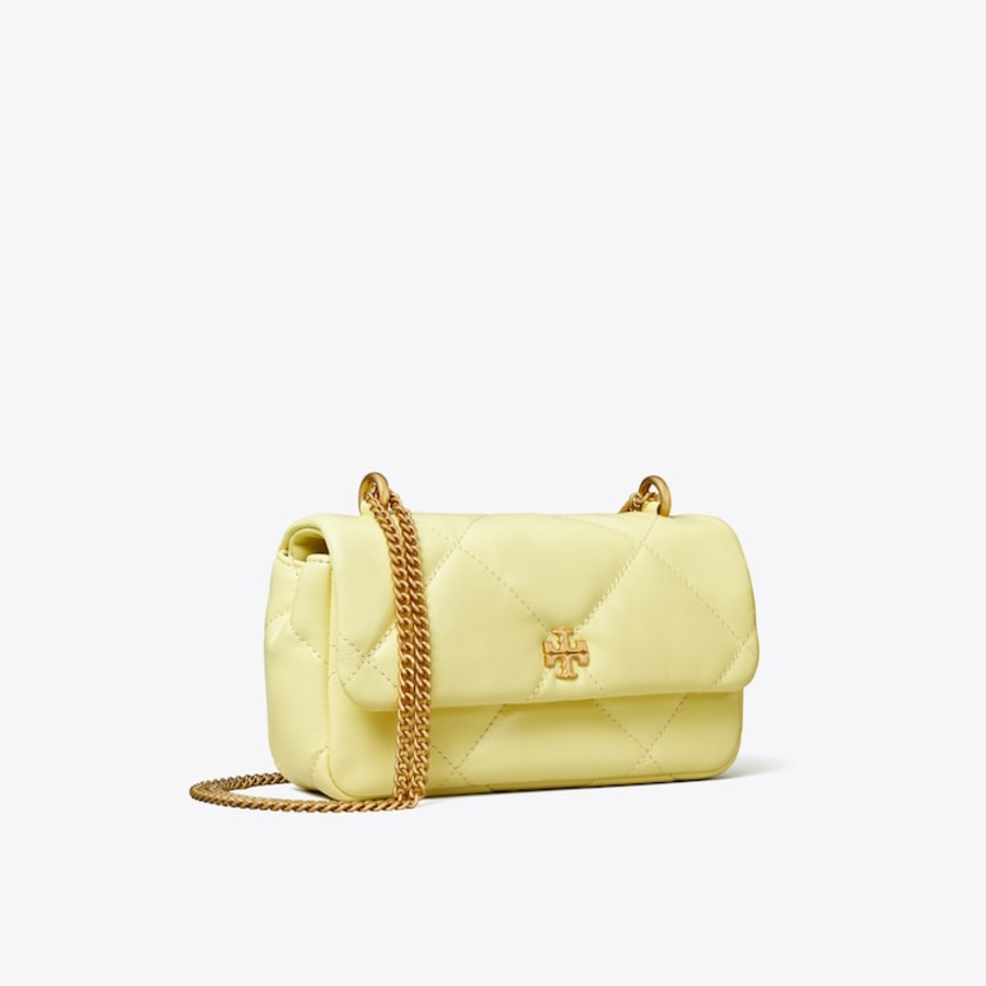 TORY BURCH Kira Diamond Quilt Mini Flap Bag – Frozen Zest