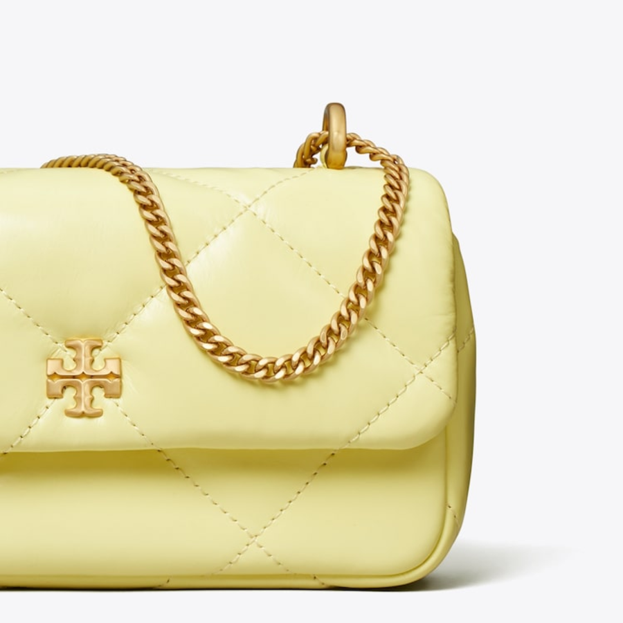 TORY BURCH Kira Diamond Quilt Mini Flap Bag – Frozen Zest