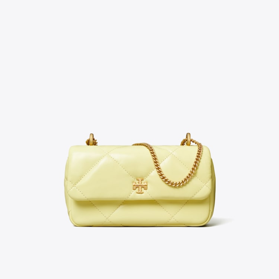 TORY BURCH Kira Diamond Quilt Mini Flap Bag – Frozen Zest