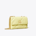TORY BURCH Kira Diamond Quilt Small Convertible Shoulder Bag – Frozen Zest