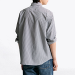 TOMMY HILFIGER [Official Headquarters] Cotton Stripe Shirt (T12F1WSH110MT20BD)