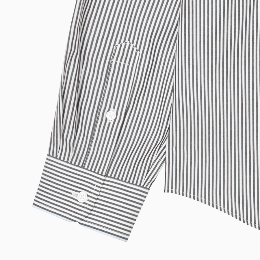 TOMMY HILFIGER [Official Headquarters] Cotton Stripe Shirt (T12F1WSH110MT20BD)