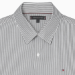 TOMMY HILFIGER [Official Headquarters] Cotton Stripe Shirt (T12F1WSH110MT20BD)