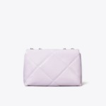 TORY BURCH Kira Diamond Quilt Small Convertible Shoulder Bag – Purple