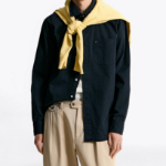 TOMMY HILFIGER [Official Headquarters] [Relax Fit] Garment-Dyed Twill Solid Shirt (T12F0WSH040MT1DW5)