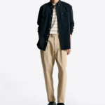 TOMMY HILFIGER [Official Headquarters] [Relax Fit] Garment-Dyed Twill Solid Shirt (T12F0WSH040MT1DW5)