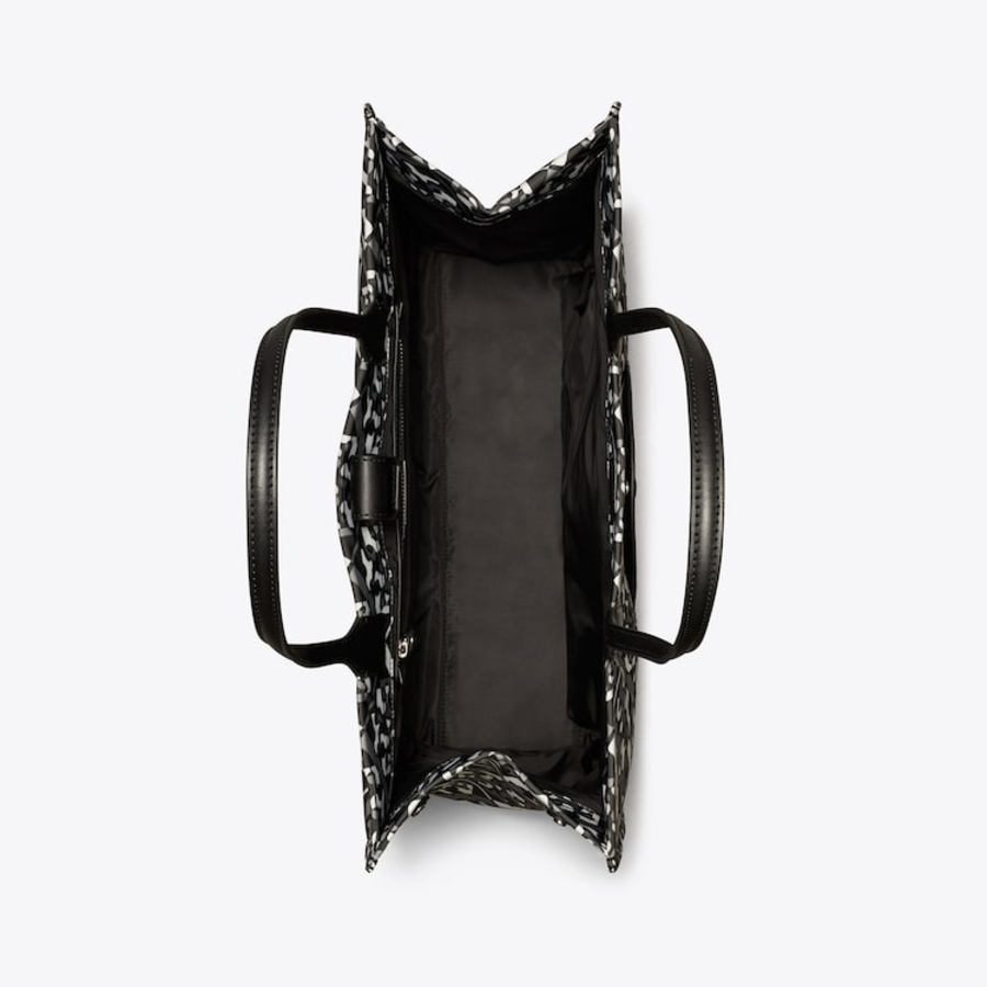 TORY BURCH Ella Printed Tote – Prismatic Logo