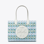 TORY BURCH Ella Printed Small Tote – Swan
