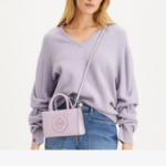 TORY BURCH Ella Bio Mini Tote – Purple