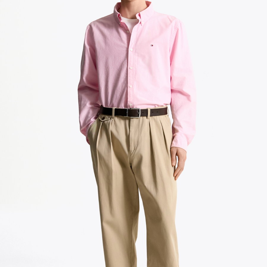 TOMMY HILFIGER [Official Headquarters] [Asian Regular Fit] Heritage Oxford Shirt (T12F0WSH010MT2TOL)