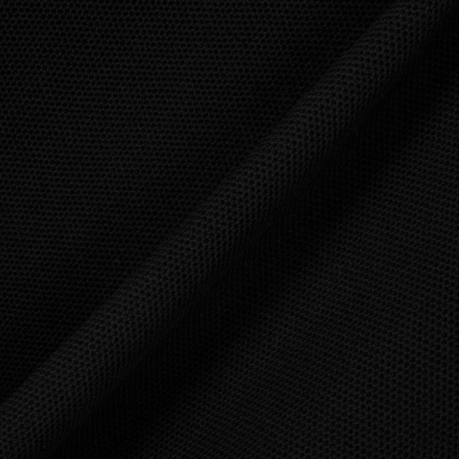 JAJU Lightweight Knit Polo Shirt – Black