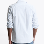 TOMMY HILFIGER [Official Headquarters] [Slim fit] Stretch Poplin Stripe Shirt (T12F0WSH050MT20A4)