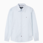 TOMMY HILFIGER [Official Headquarters] [Slim fit] Stretch Poplin Stripe Shirt (T12F0WSH050MT20A4)