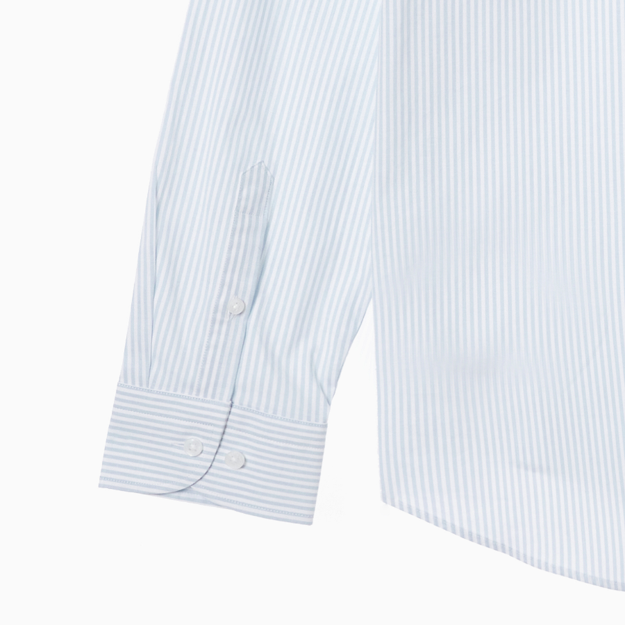 TOMMY HILFIGER [Official Headquarters] [Slim fit] Stretch Poplin Stripe Shirt (T12F0WSH050MT20A4)