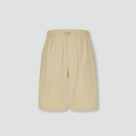 JAJU Crisp Texture Half Pants – Beige