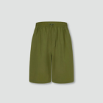 JAJU Crisp Texture Half Pants – Khaki