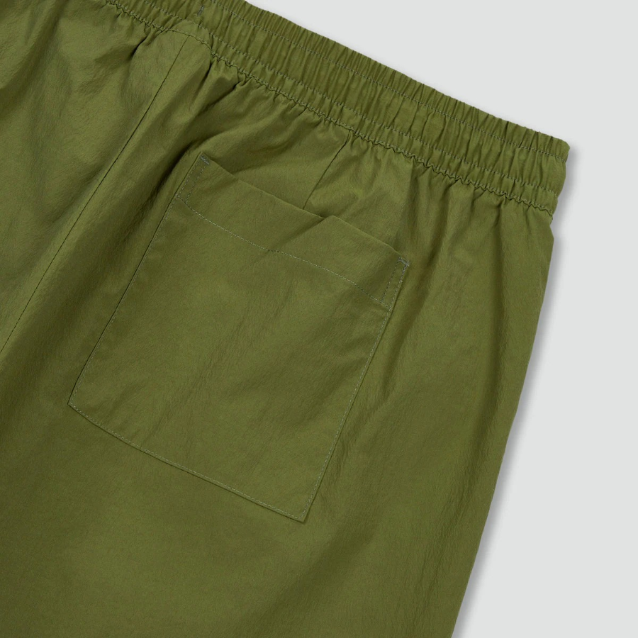 JAJU Crisp Texture Half Pants – Khaki