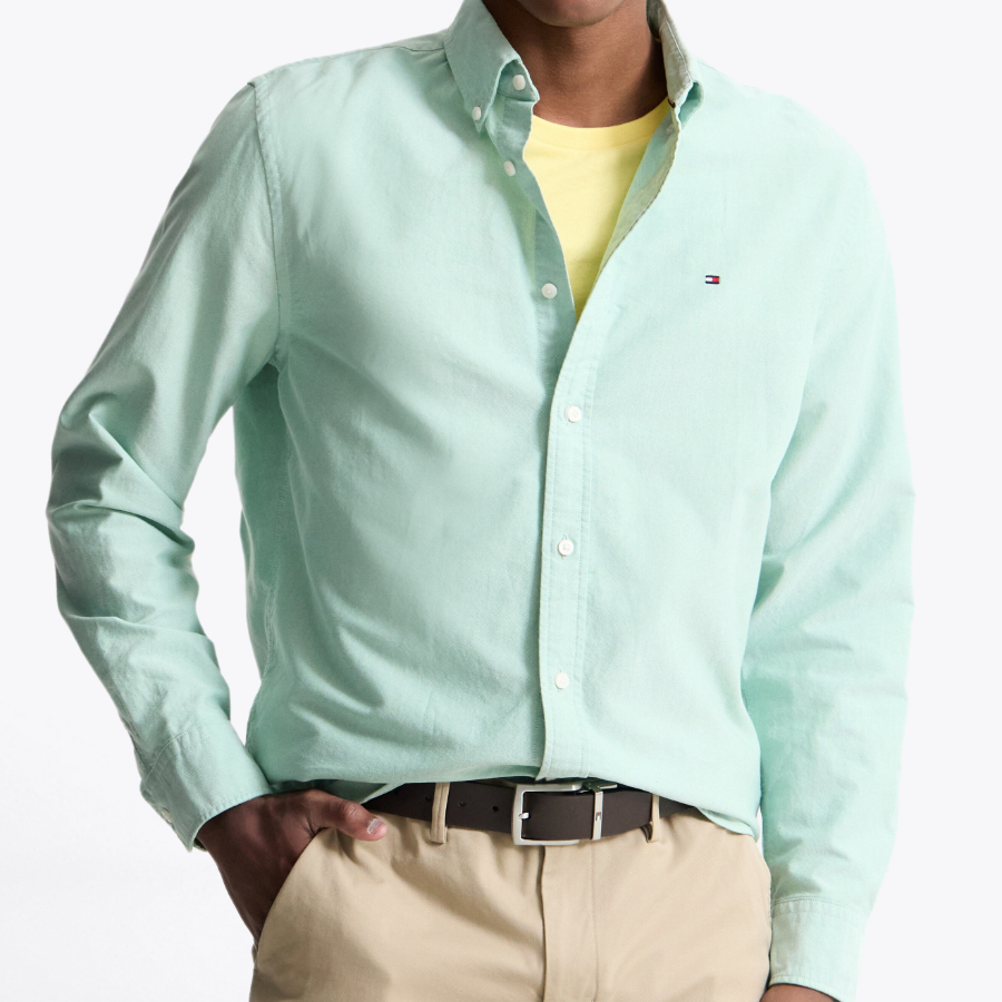 TOMMY HILFIGER Solid Heritage Oxford Shirt T12F0WSH010MT1L4F