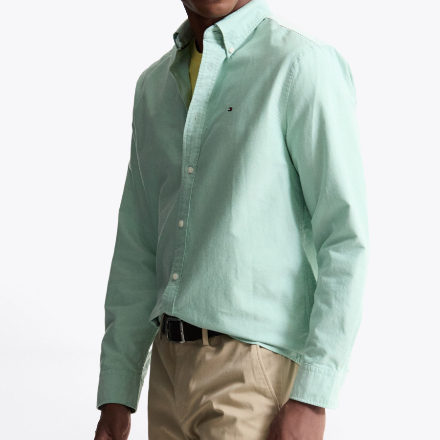 TOMMY HILFIGER Solid Heritage Oxford Shirt T12F0WSH010MT1L4F