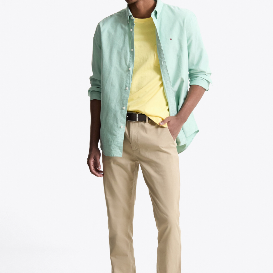 TOMMY HILFIGER Solid Heritage Oxford Shirt T12F0WSH010MT1L4F