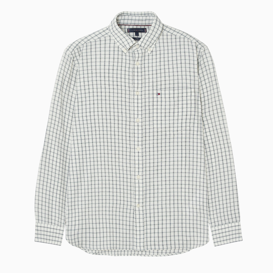 TOMMY HILFIGER Texture Grid Check Shirt T12F0WSH090MT10K4