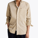 TOMMY HILFIGER Garment-Dyed Twill Solid Shirt T12F0WSH040MT1RBT