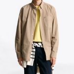 TOMMY HILFIGER Garment-Dyed Twill Solid Shirt T12F0WSH040MT1RBT